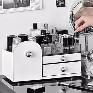 Luxury Cosmetic Organizer with Drawers – Premium Makeup & Skincare Storage Box