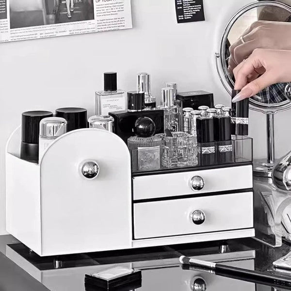 Luxury Cosmetic Organizer with Drawers – Premium Makeup & Skincare Storage Box