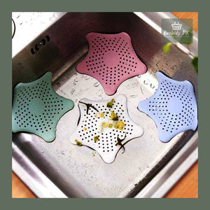 Pack of 3  Sink Star Jali – Silicone Drain Filter | Kitchen Sink Hair & Food Catcher Strainer