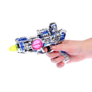 Mini Music Gun Toy for Kids | LED Light & Sound Blaster Toy