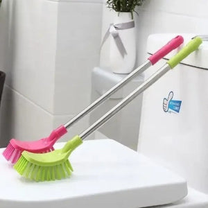 Flexible Toilet Cleaning Brush – Long Handle Deep Clean Bathroom Brush