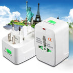 Universal Travel Adapter with USB Charging Ports – Worldwide Plug Converter | Fast Charging Multi Plug