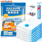 Vacuum Storage Bags with Hand Pump (10 Pack 50x70cm) – Space Saving Compression Bags