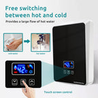 Instant Tankless Electric Water Heater – LCD Display | Energy Saving Instant Geyser for Home
