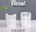 Floral Tissue Holder – Elegant BPA-Free Tissue Organizer