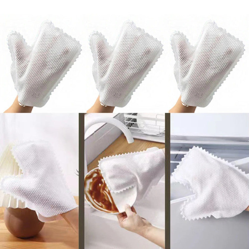 Dust Remover Gloves (10pcs) – Disposable Cleaning Gloves for Kitchen & Home