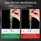 Pack of 2 Digital Electric Tester Pen – Voltage Detector Screwdriver with LED Indicator