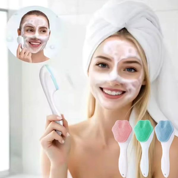 Silicone Face Scrubber Brush – Deep Cleansing Facial Brush