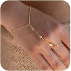 Finger Bracelet Hand Chain for Women – Elegant Hand Harness Jewelry