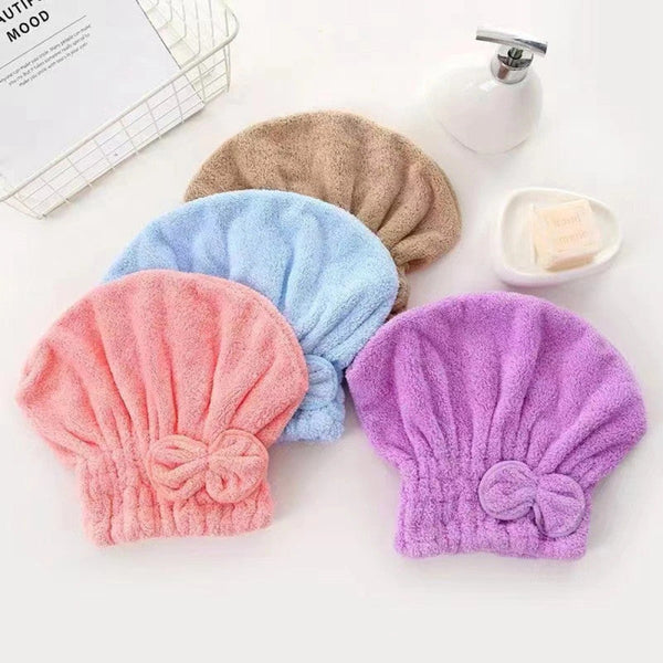 Pack of 2 Bath Towel cap