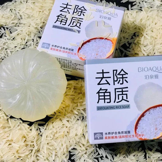 Rice Soap – Brightening & Exfoliating Face and Body Soap for Smooth Glowing Skin