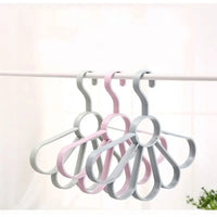 Pack of 2 Flower 5 Ring Hanger