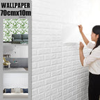 3D Brick Wallpaper Sheet – Self Adhesive Wall Sticker