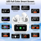 A9 Smart Tactile Wireless Earbuds – Touch Screen Case, Noise Reduction & Bluetooth 5.3