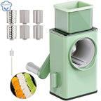 Manual Rotary Vegetable Cutter – Multi Blade Kitchen Slicer & Grater | Camera Style Vegetable Chopper