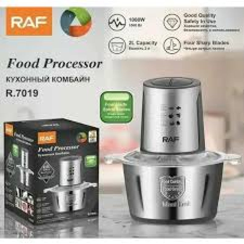 RAF Food Chopper 3L R7032 – Electric Meat & Vegetable Chopper | Powerful Kitchen Processor