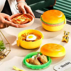 Burger Shape Lunch Box – Cute Kids Lunch Box Leakproof Food Container