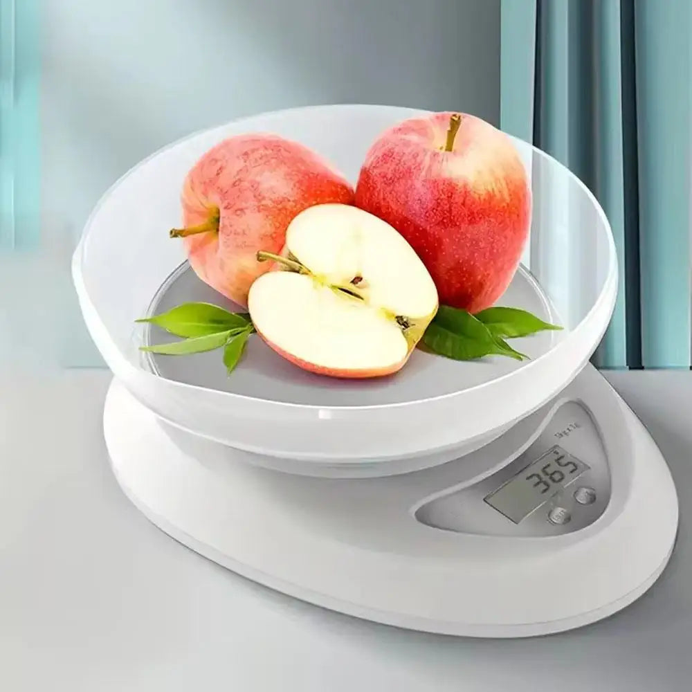 Digital Kitchen Weight Scale with Bowl – Accurate Food & Baking Scale