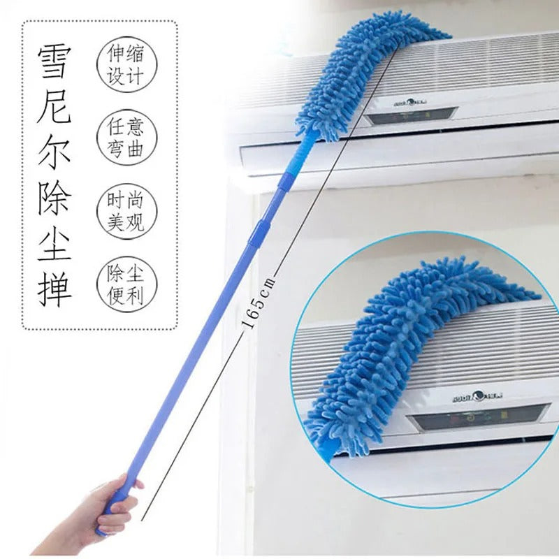 Flexible Fan Cleaning Mop – Long Handle Microfiber Duster for Ceiling, Fan & Corners