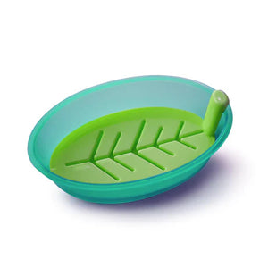 Pack of 2 Dove Soap Holder – Leaf Design Self-Draining Soap Dish | Bathroom & Kitchen Soap Stand