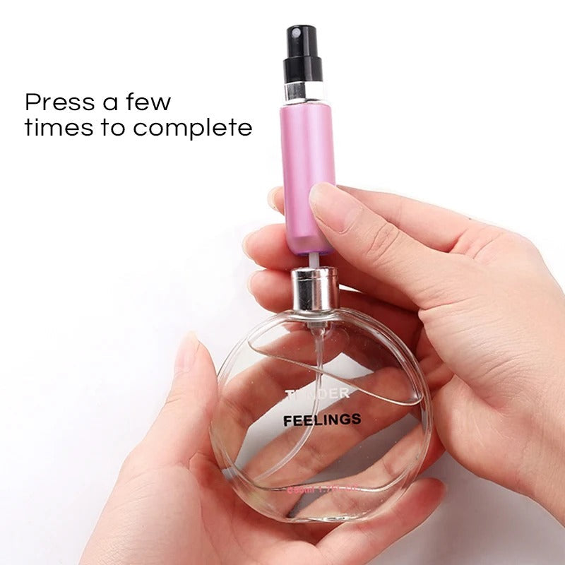 Pack of 3 Portable Perfume Refill Atomizer – Mini Travel Spray Bottle (Refillable)