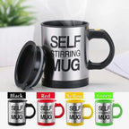 Self Stirring Coffee Mug – Automatic Mixing Cup | Electric Coffee, Tea & Milk Mug