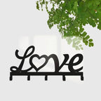Love Letter Key Holder – Wall Mounted Decorative Key Stand with Hooks