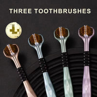 3-Sided Toothbrush (Pack of 2) – U-Shaped Triple Cleaning Brush | Fast & Deep Teeth Cleaning