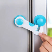 Pack of 3 Child Safety Lock (Blue) – Multi-Purpose Cabinet & Drawer Lock | Baby Safety Protector
