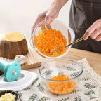Push Chopper 1.5 Litre – Manual Vegetable Chopper | Press & Chop Cutter for Onion, Garlic