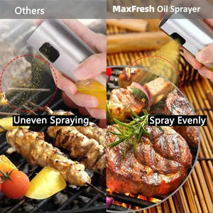 Oil Spray Bottle – Refillable Cooking Oil Sprayer | Kitchen BBQ Olive Oil Dispenser
