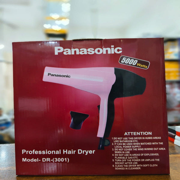 Panasonic Hair Dryer DR-3001 – 5000W Professional Hair Dryer | Fast Drying & Smooth Styling