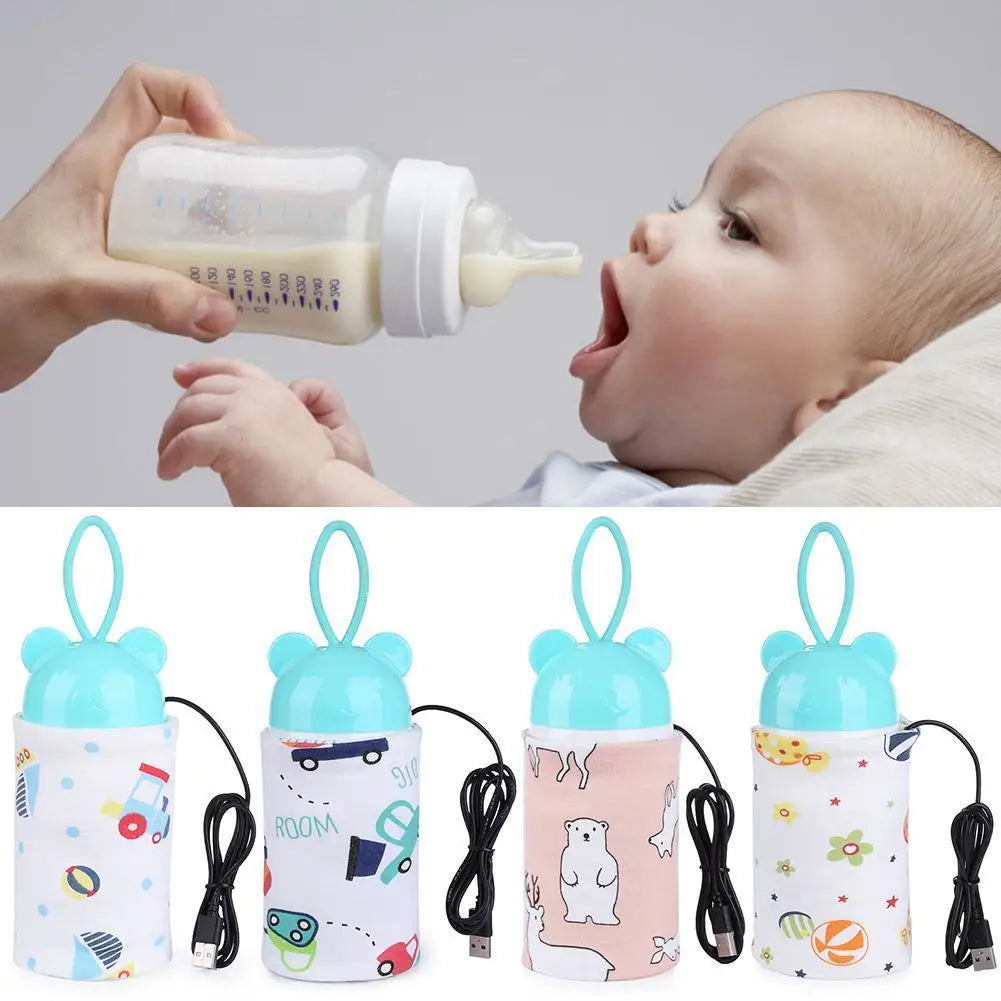 USB Baby Bottle Warmer | Portable Feeder Milk Heater for Travel
