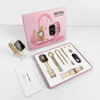 A58 Ladies Smart Watch Gift Set – Couple Watch with Jewelry Combo