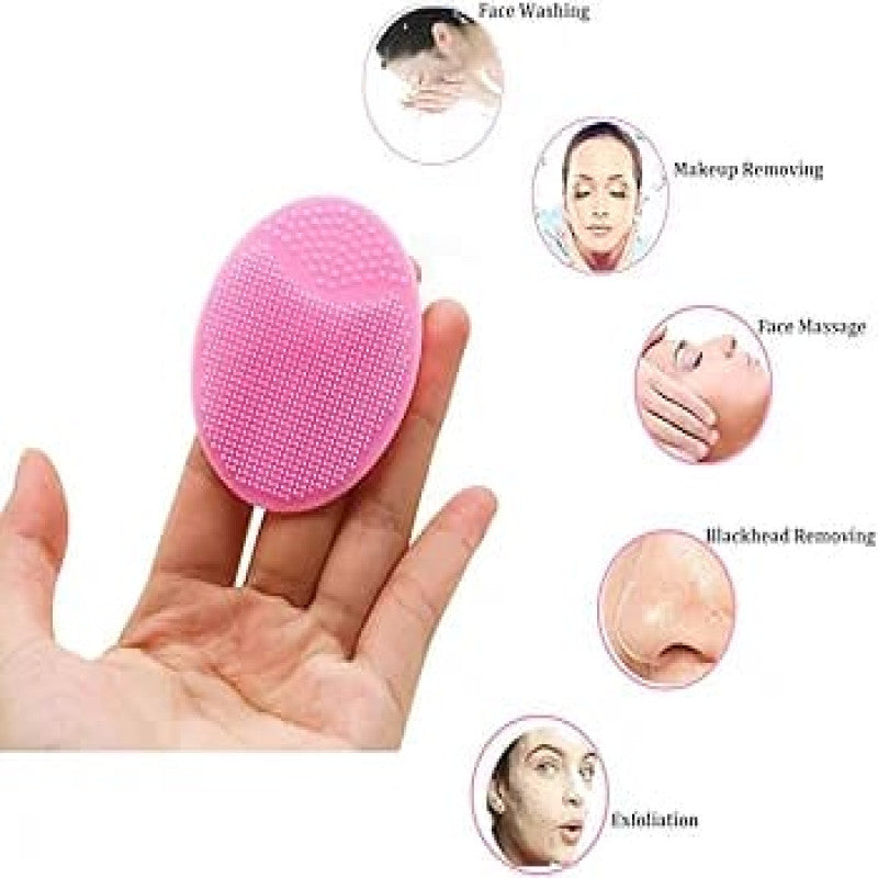 Soft Silicone Face Scrubber – Gentle Exfoliating Face Wash Brush