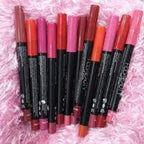 Matte Lip Crayon Pencil – Long Lasting Smooth Lipstick Pencil (Big Size)