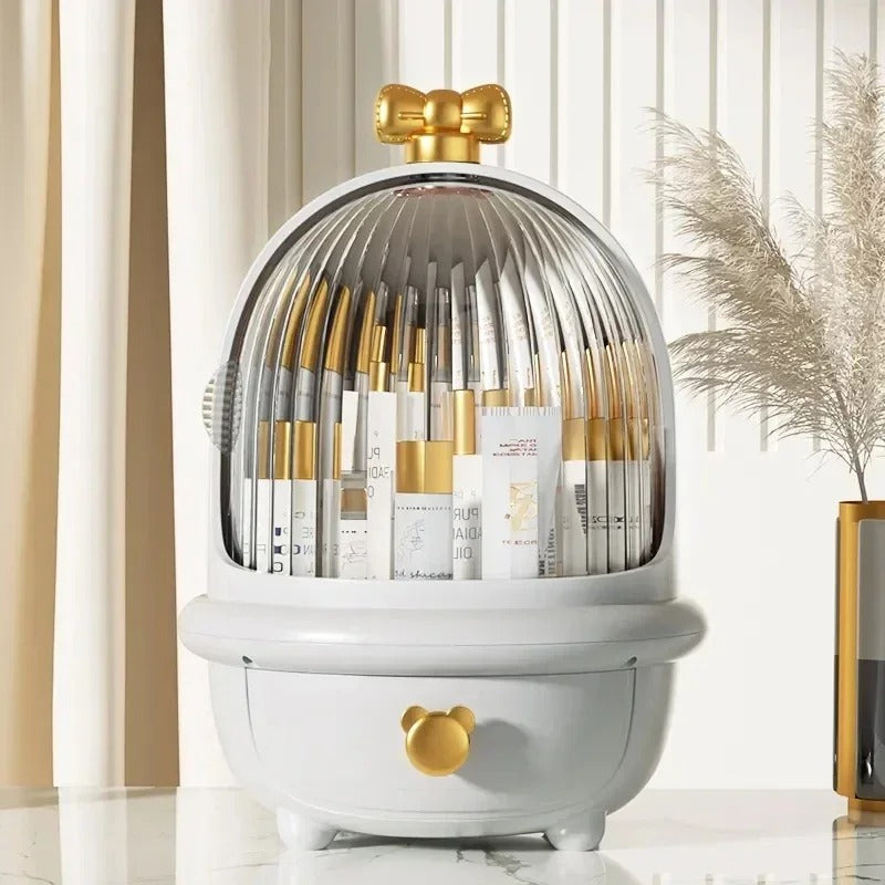 Acrylic Modern Organizer Box – Dustproof Cosmetic & Skincare Storage Case