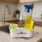 Active Cleaner Soap Pump Organizer – 2-in-1 Kitchen Sink Soap Dispenser with Sponge Holder