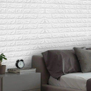 3D Brick Wallpaper Sheet – Self Adhesive Wall Sticker