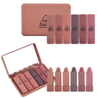 Nude Matte Lipstick Set – Mini Lipstick Kit Long Lasting Soft Matte Shades