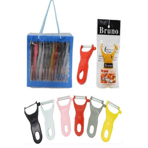 Pack of 2 Bruno Kitchen Peeler – Stainless Steel Vegetable & Fruit Peeler | Sharp & Easy Grip