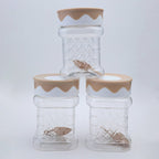 Safari Jar Set 3 Pcs (625ml) – Airtight Kitchen Storage Containers with Lid