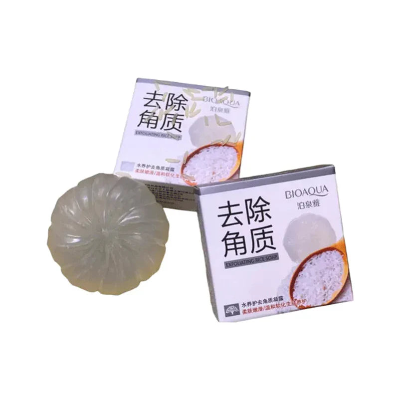 Rice Soap – Brightening & Exfoliating Face and Body Soap for Smooth Glowing Skin