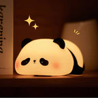 Cute Panda Rechargeable Night Lamp – Soft Silicone LED Touch Light