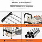 6 Layer Steel Shoe Rack – Heavy Duty Multi-Tier Shoe Organizer