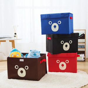 Pack of 2 Panda Storage Box – Foldable Clothes & Toy Organizer with Lid
