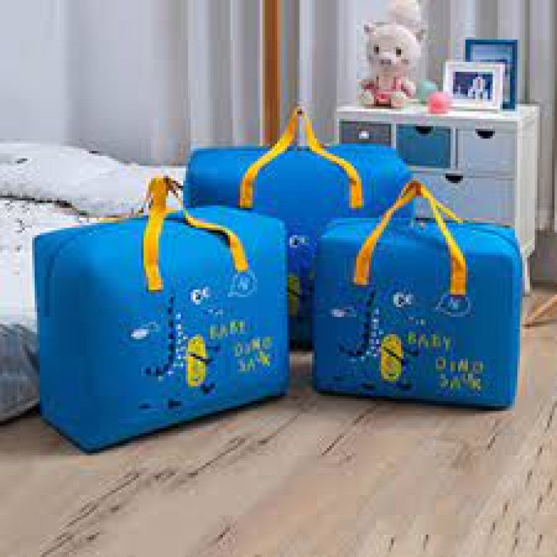 Dino Kids Storage Bag – Large Comforter & Clothes Organizer