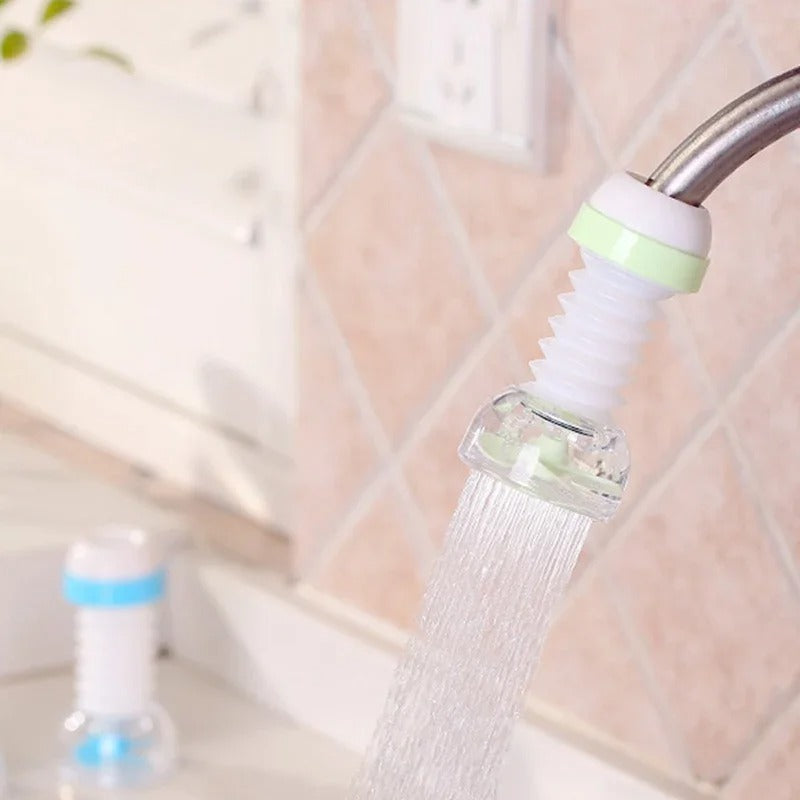 Pack of 2 Flexible Faucet Water Filter – Tap Extension Water Purifier & Splash Proof Nozzle