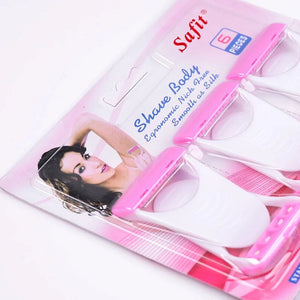 Safit Body Razor – Smooth Hair Removal Razor Pack | Safe & Easy Shaving (3 PCS Set)