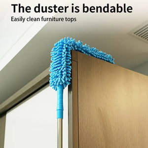 Flexible Fan Cleaning Mop – Long Handle Microfiber Duster for Ceiling, Fan & Corners